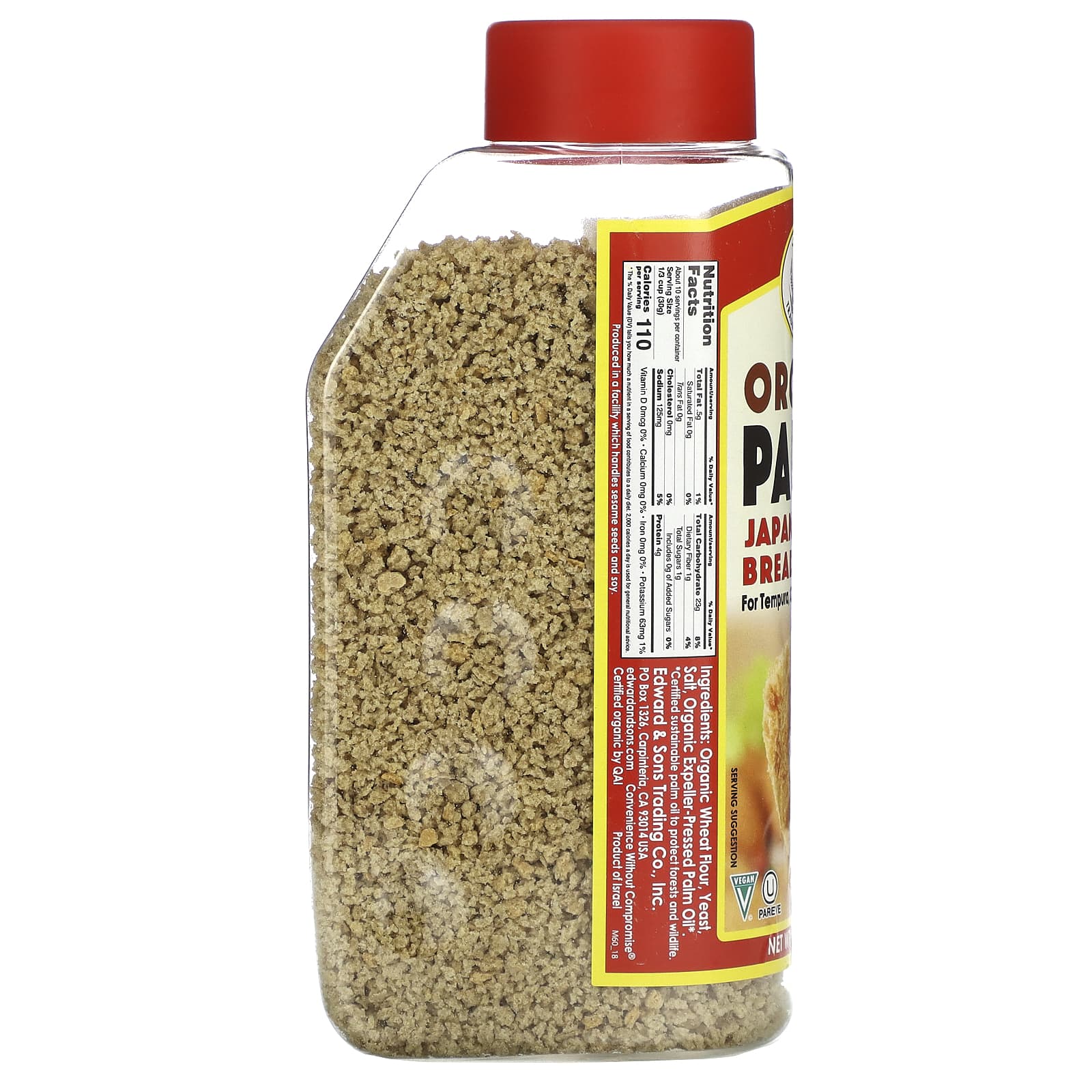 Edward & Sons, Organic Panko, Панировочные сухари в японском стиле, 10,5 унций (298 г)