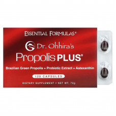 Dr. Ohhira's, Essential Formulas Inc., Прополис Плюс, 120 капсул