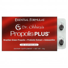 Dr. Ohhira's, Essential Formulas Inc., Propolis Plus, 30 капсул