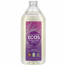 Earth Friendly Products, Ecos, запасное мыло для рук, лаванда, 946 мл (32 жидк. Унции)