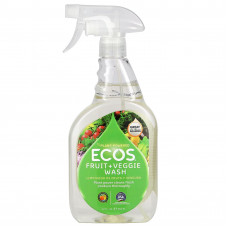 Earth Friendly Products, Ecos, средство для мытья фруктов и овощей, 650 мл (22 жидких унции )
