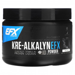 EFX Sports, Kre-Alkalyn EFX в порошке, нейтральный, 100 г (3,53 унции)