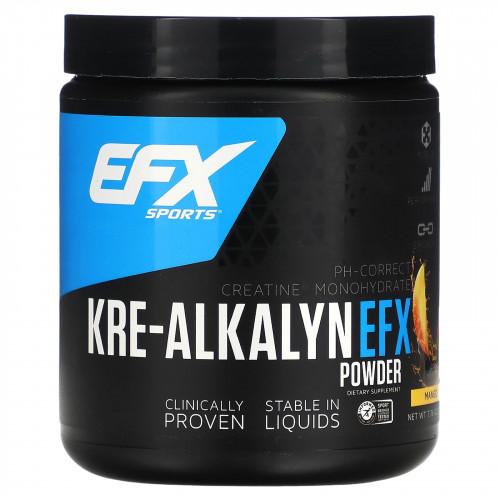 EFX Sports, Kre-Alkalyn EFX в порошке, манго, 220 г (7,76 унции)