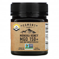 Egmont Honey, Мед манука, необработанный и непастеризованный, MGO 150+, 250 г (8,82 унции)