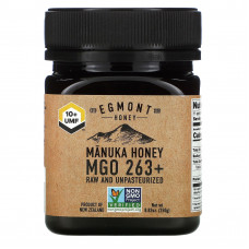 Egmont Honey, Манука Мед, сырой и непастеризованный, MGO 263+, 8,82 унции (250 г)