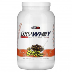 EHPlabs, OxyWhey, сухой протеин для хорошего самочувствия, колечки с арахисовым маслом, 983 г (2,16 фунта)