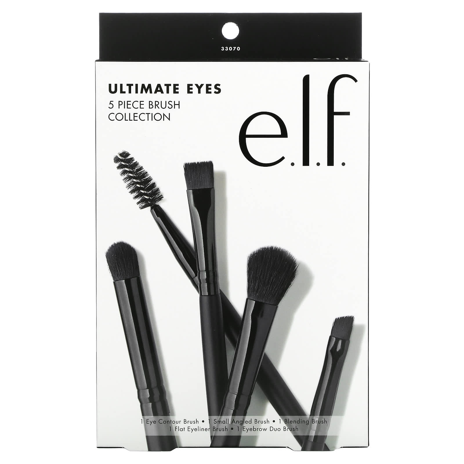 E.L.F., Ultimate Eyes, набор из 5 кистей для макияжа (Товар снят с продажи) 