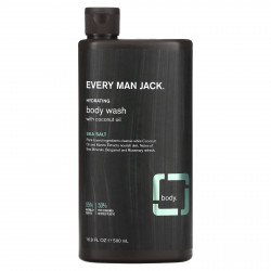 Every Man Jack, гель для душа с кокосовым маслом, морская соль, 500 мл (16,9 жидк. унции)