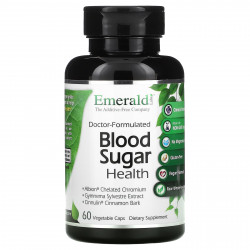 Emerald Laboratories, Blood Sugar Health, 60 растительных капсул