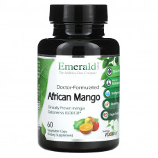 Emerald Laboratories, Африканское манго, 60 растительных капсул
