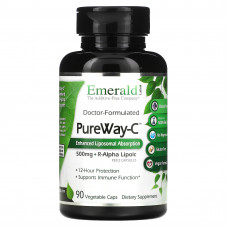 Emerald Laboratories, PureWay-C + R-альфа липоевая кислота, 250 мг, 90 вегетарианских капсул