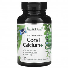 Emerald Laboratories, Coral Calcium +, 120 растительных капсул