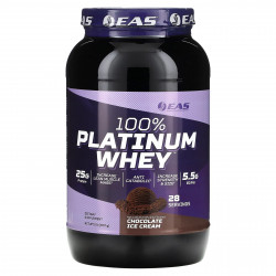 EAS, 100% Platinum Whey, шоколадное мороженое, 907 г (2 фунта)