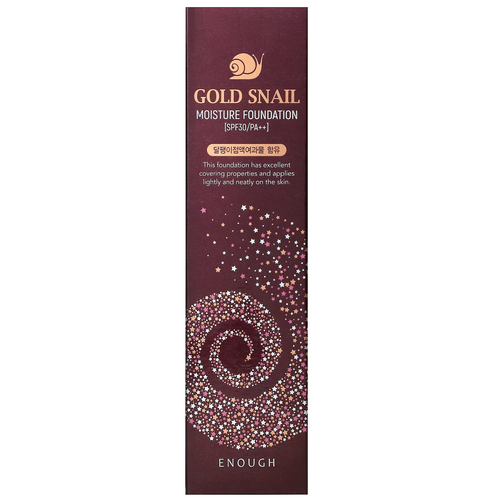 Enough, Gold Snail, увлажняющая основа, SPF30 PA ++, # 21, 100 мл (3,38 жидк. Унции)