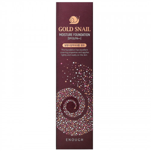 Enough, Gold Snail, увлажняющая основа, SPF30 PA ++, # 21, 100 мл (3,38 жидк. Унции)