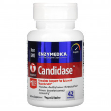 Enzymedica, Кандидаза, 42 капсулы