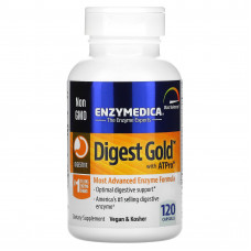 Enzymedica, Digest Gold с ATPro, добавка с пищеварительными ферментами, 120 капсул