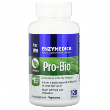 Enzymedica, Pro Bio, пробиотик с гарантированной эффективностью, 120 капсул