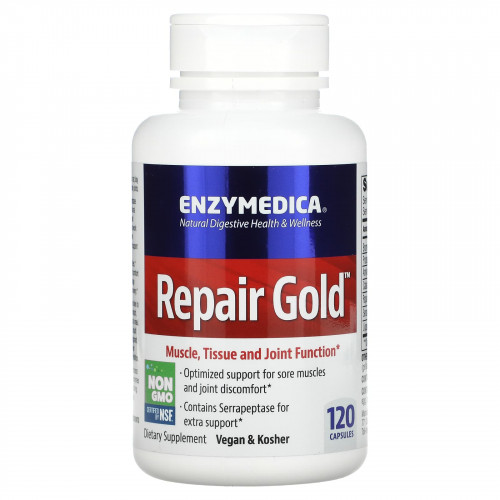 Enzymedica, Repair Gold, восстановление мышц, тканей и суставов, 120 капсул