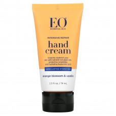 EO Products, Интенсивный восстанавливающий крем для рук, цветы апельсина и ваниль, 74 мл (2,5 жидк. Унции)