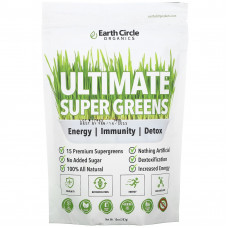 Earth Circle Organics, Ultimate Super Greens, 283 г (10 унций)
