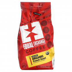 Equal Exchange, Органический кофе, цельные зерна, французская обжарка, 283,5 г (10 унций)
