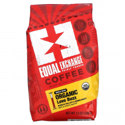 Equal Exchange, органический кофе, для влюбленных, цельные зерна, французская обжарка, 340 г (12 унций)
