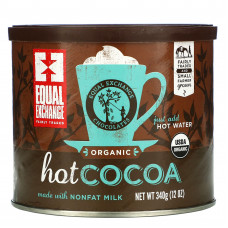Equal Exchange, органическое горячее какао, 340 г (12 унций)