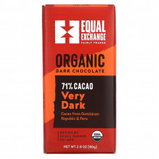Equal Exchange, Органический темный шоколад, очень темный, 80 г (2,8 унции)