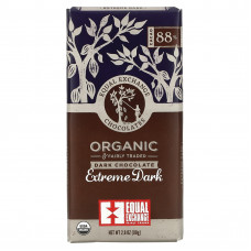 Equal Exchange, органический темный шоколад, экстрачерный, 88% какао, 80 г (2,8 унции)