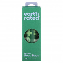 Earth Rated, Мешки для собачьих отходов, бледно-лиловые, 300 мешков