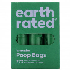Earth Rated, пакеты для уборки за собаками, лаванда, 270 пакетов