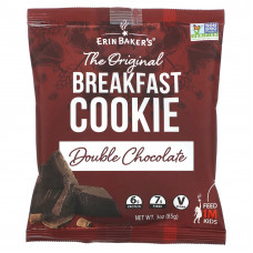 Erin Baker's, The Original Breakfast Cookie, двойной шоколад, 85 г (3 унции)