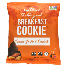 Erin Baker's, The Original Breakfast Cookie, шоколад с арахисовой пастой, 85 г (3 унции) (Товар снят с продажи) 