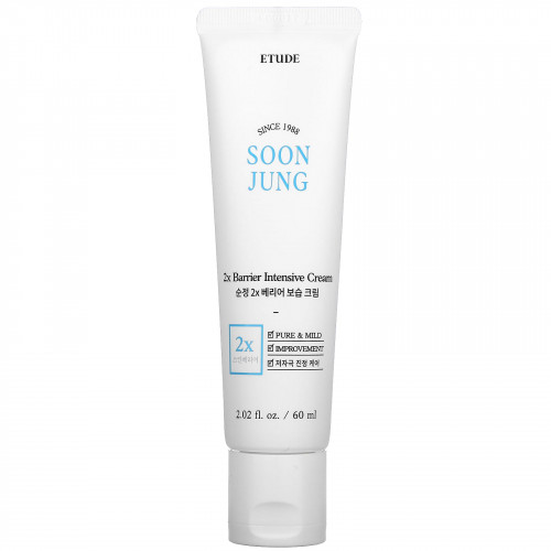 Etude, Soon Jung, крем для интенсивного увлажнения кожи, 60 мл (2,02 жидк. унции) (Товар снят с продажи) 