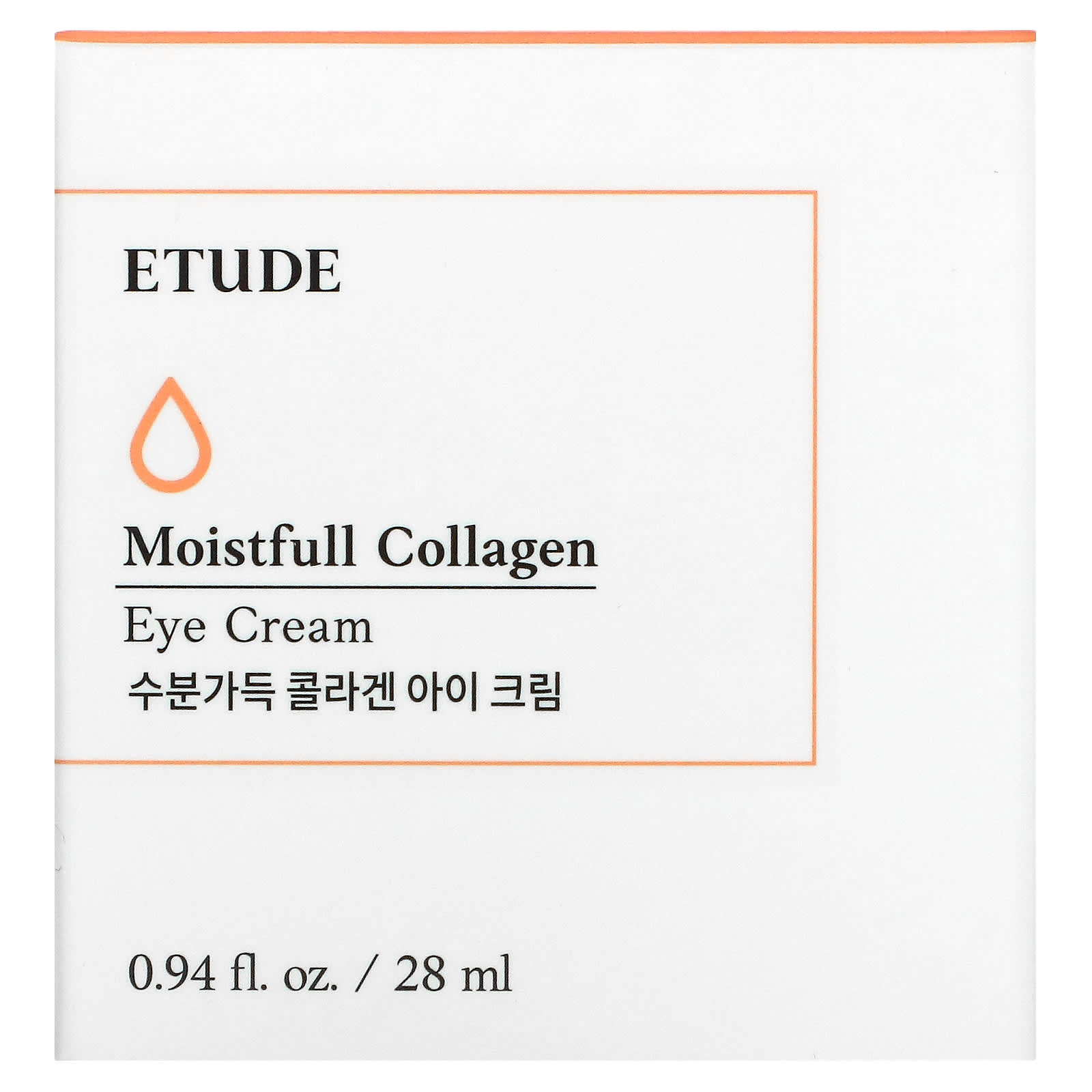 Etude, Moistfull Collagen, крем для кожи вокруг глаз, 28 мл (0,94 жидк. Унции)