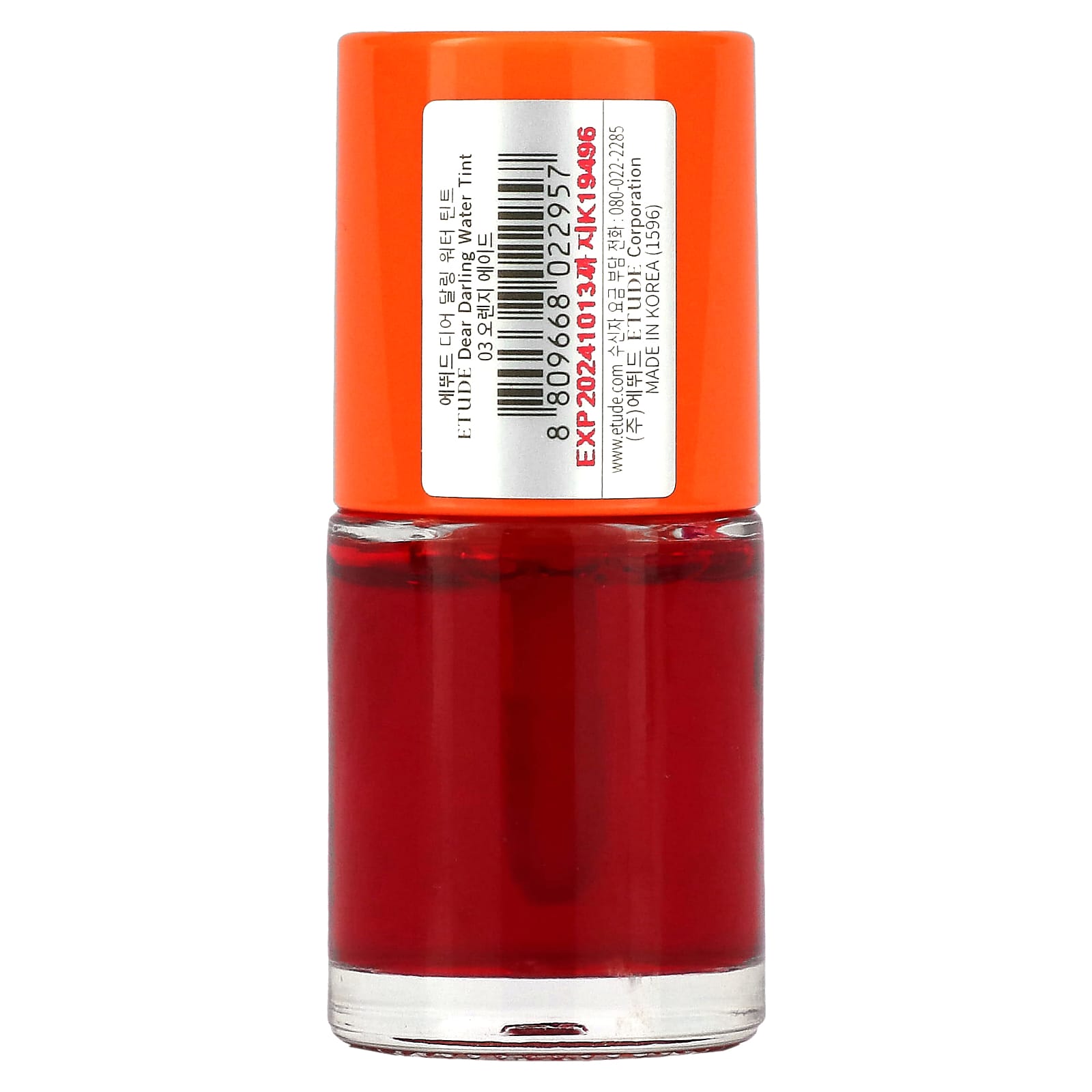 Etude, Dear Darling, Water Lip Tint, Orange Ade, 9,5 г