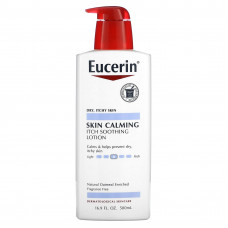 Eucerin, Успокаивающий лосьон для кожи, без отдушек, 500 мл (16,9 жидк. унций)