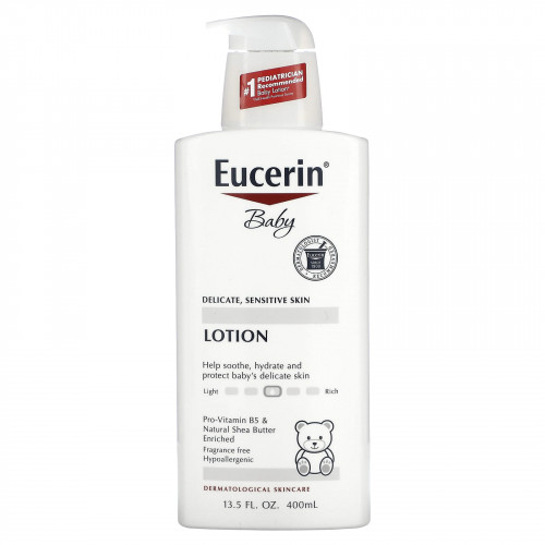 Eucerin, Baby, лосьон, без запаха, 400 мл (13,5 жидких унций)