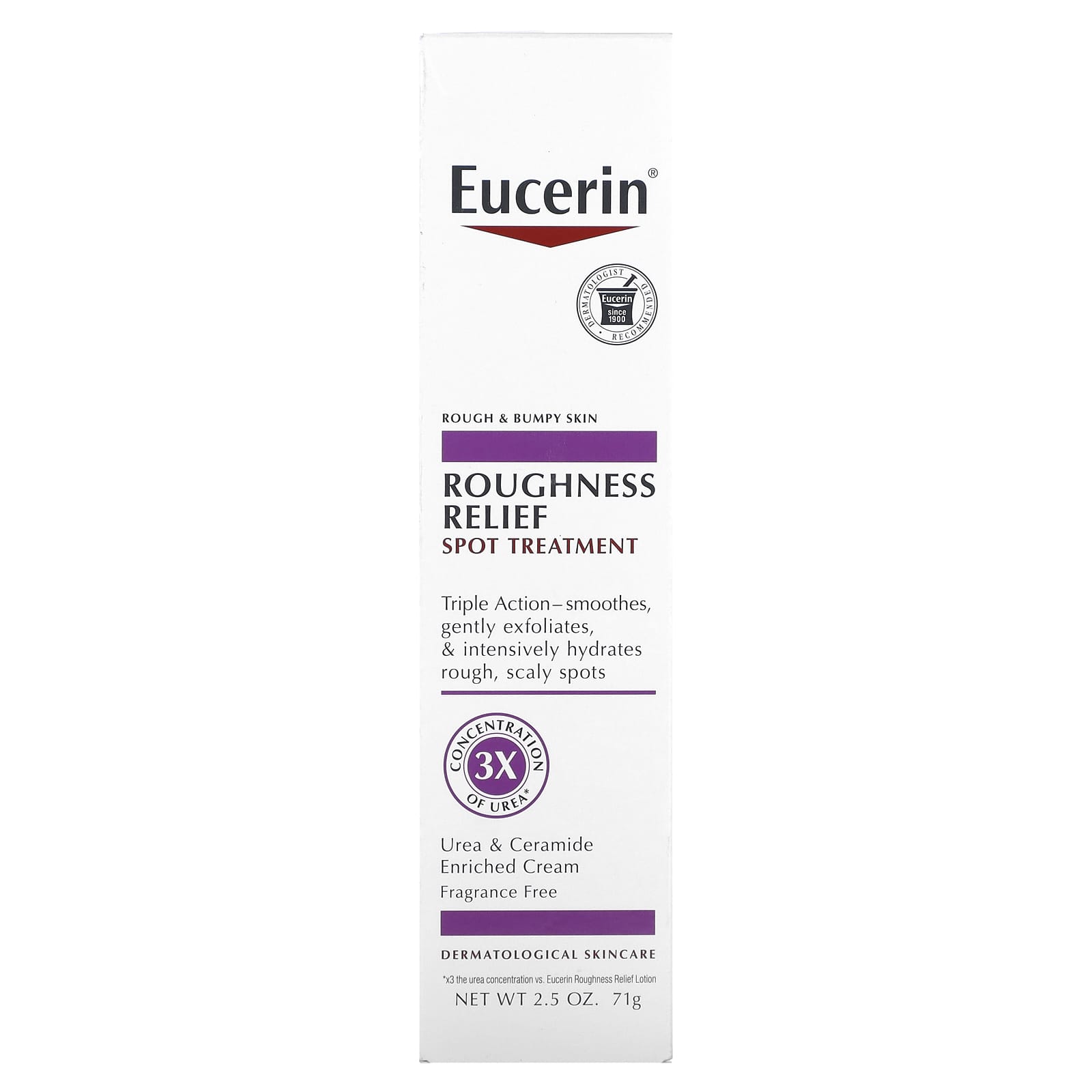 Eucerin, средство от пятен и шелушения кожи, без отдушки, 71 г (2,5 унции)