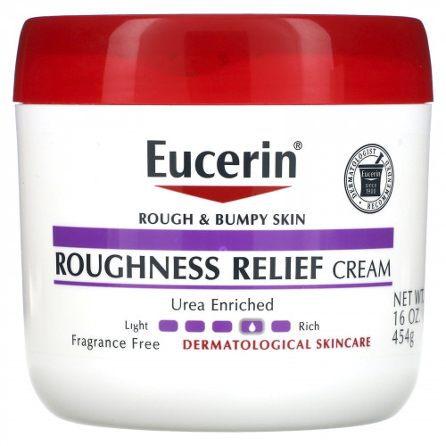 Eucerin, крем для снятия шероховатости, без отдушки, 454 г (16 унций)