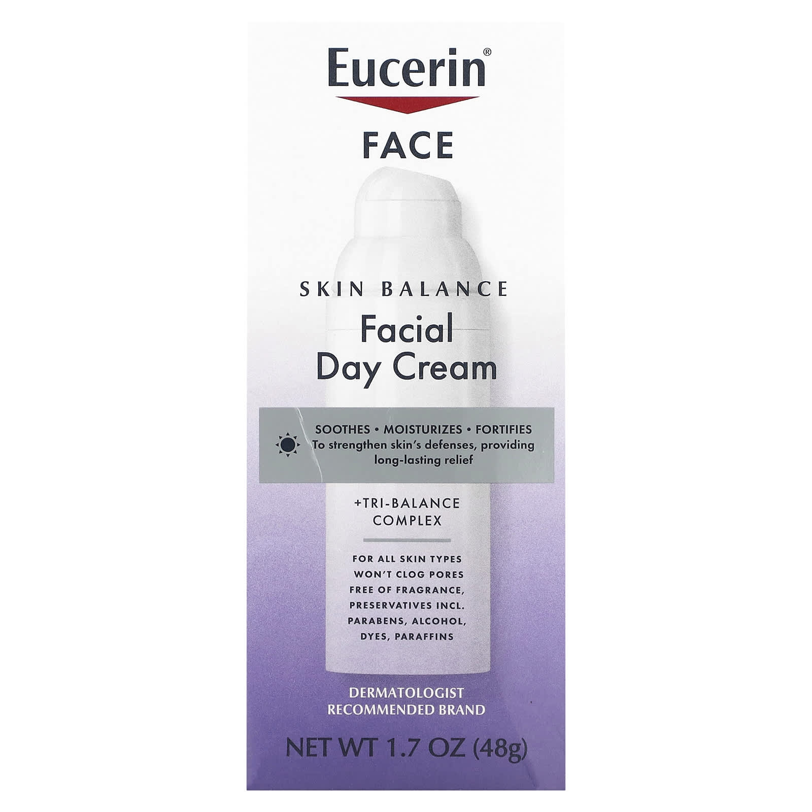 Eucerin, Skin Balance, дневной крем для лица, 48 г (1,7 унции)