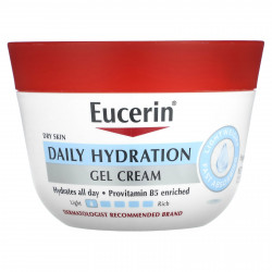 Eucerin, Ежедневный увлажняющий гель-крем, без отдушек, 340 г (12 унций)