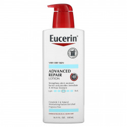 Eucerin, улучшенный восстанавливающий лосьон, без запаха, 500 мл (16,9 жидких унций)