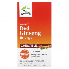 Terry Naturally, HRG80 Red Ginseng Energy, 30 жевательных таблеток