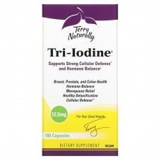 Terry Naturally, Tri-Iodine, 12,5 мг, 180 капсул