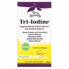 Terry Naturally, Tri-Iodine, 12,5 мг, 90 капсул