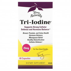 Terry Naturally, Tri-Iodine, 25 мг, 60 капсул