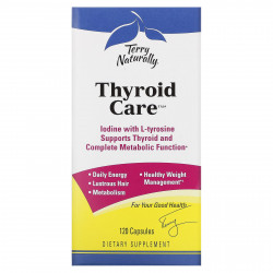 Terry Naturally, Thyroid Care, 120 капсул