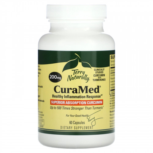 Terry Naturally, CuraMed, 200 мг, 60 капсул